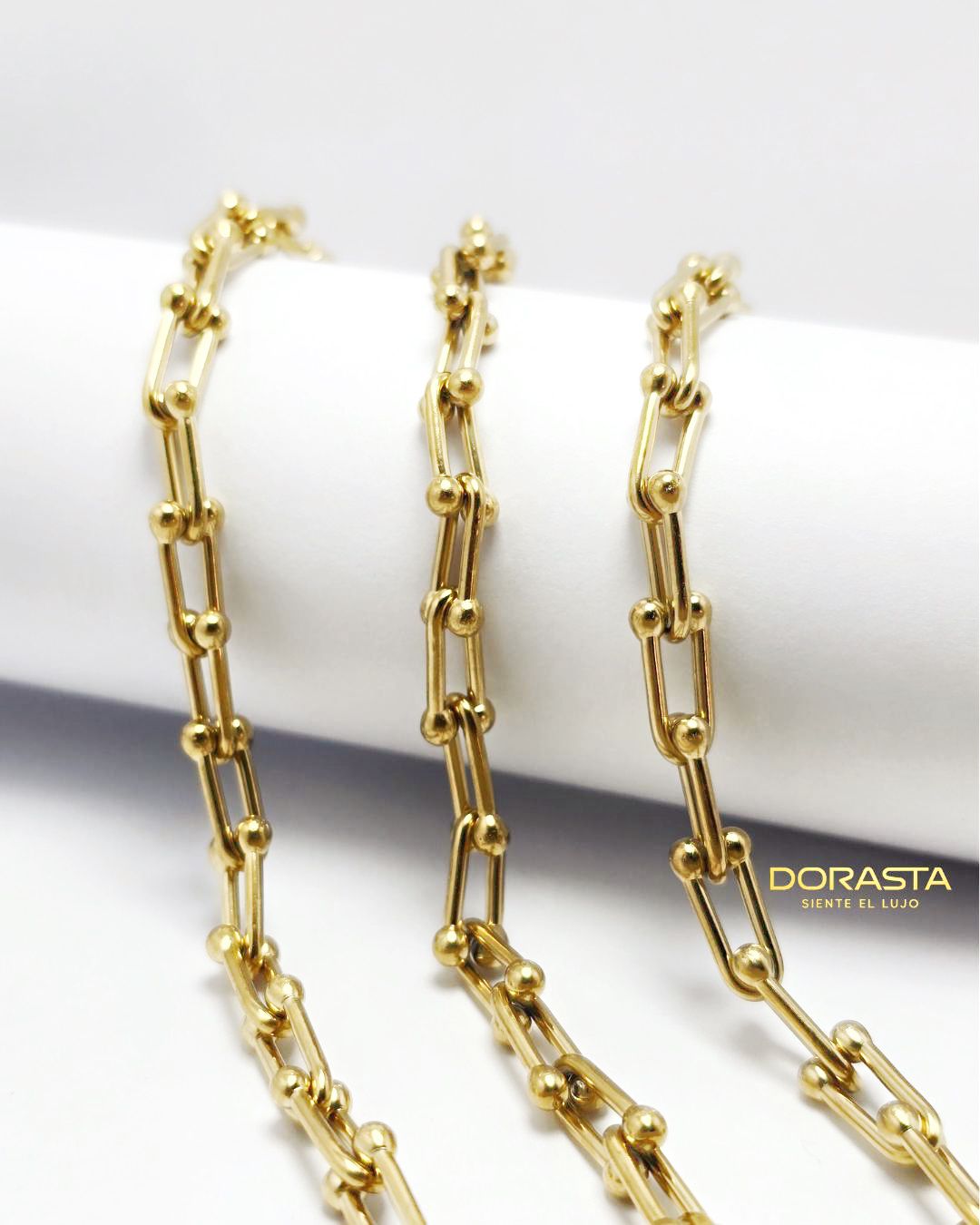 Cadena Ancla para Dama en Oro Laminado Premium – 45 cm