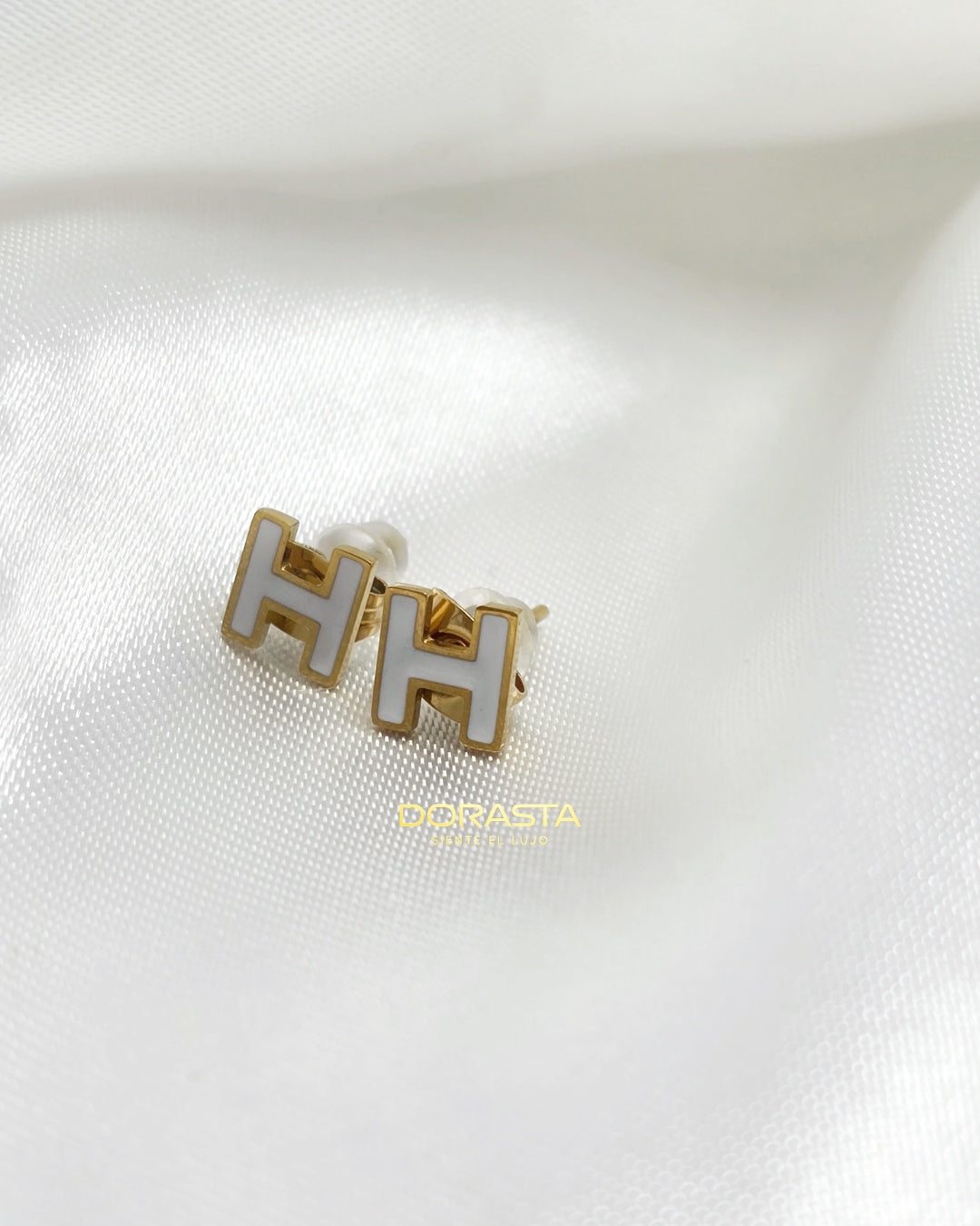 Aretes Estilo Hermès en Oro Laminado Premium