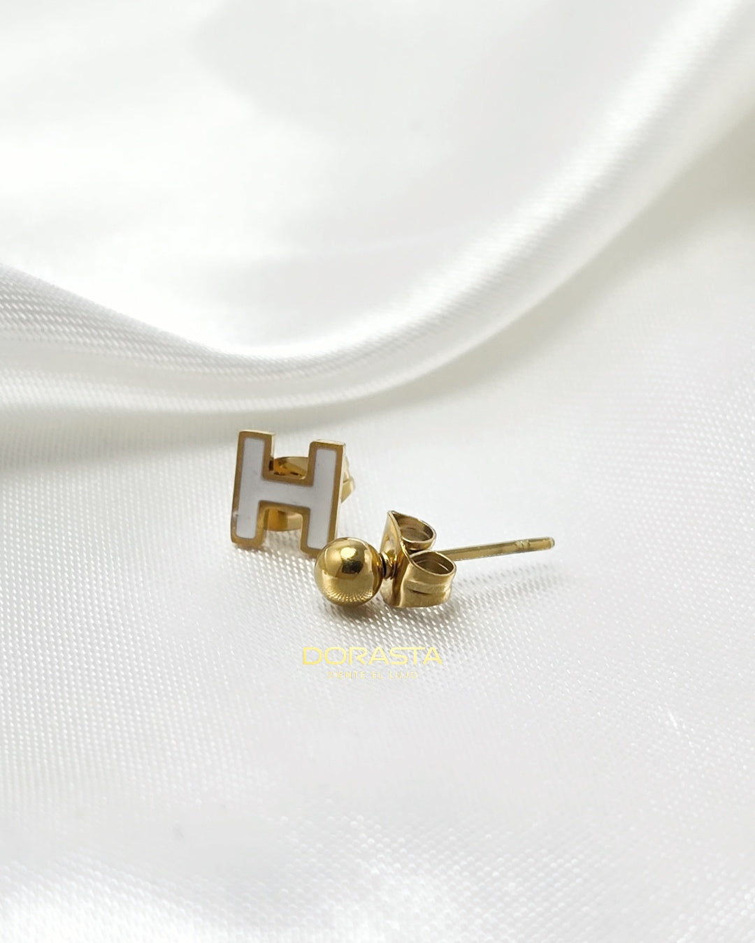 Aretes Estilo Hermès en Oro Laminado Premium