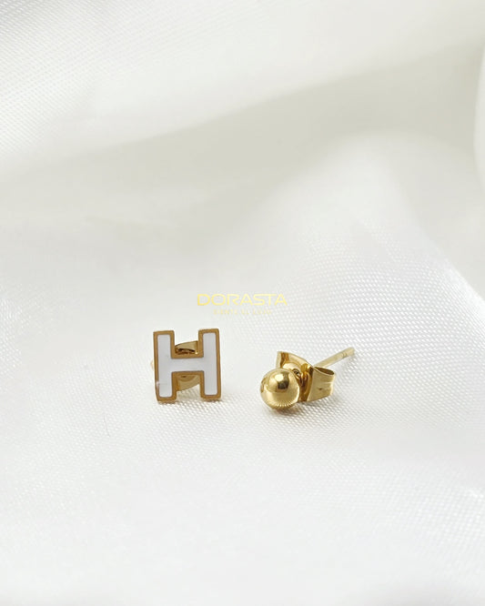 Aretes Estilo Hermès en Oro Laminado Premium