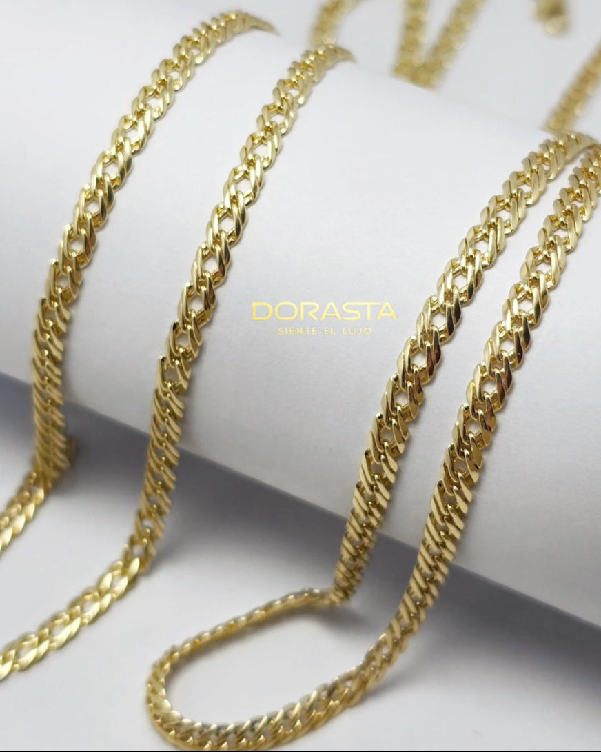 Cadena Entrelazada para Hombre en Oro Laminado Premium – 65 cm