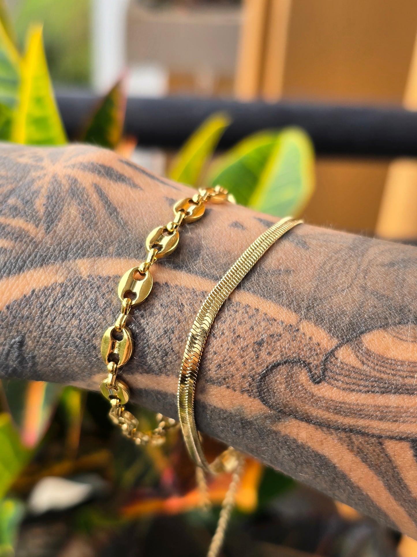 Pulsera Gucci en Oro Laminado Premium – 17 cm