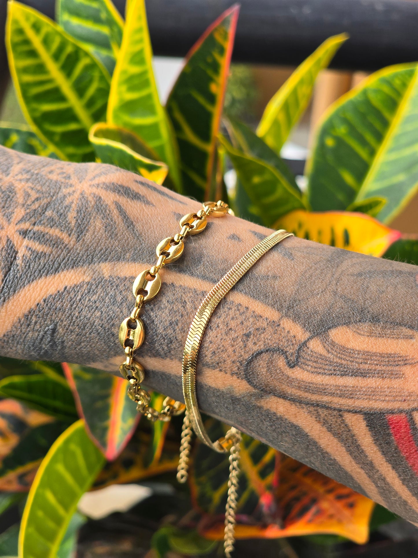 Pulsera Gucci en Oro Laminado Premium – 17 cm