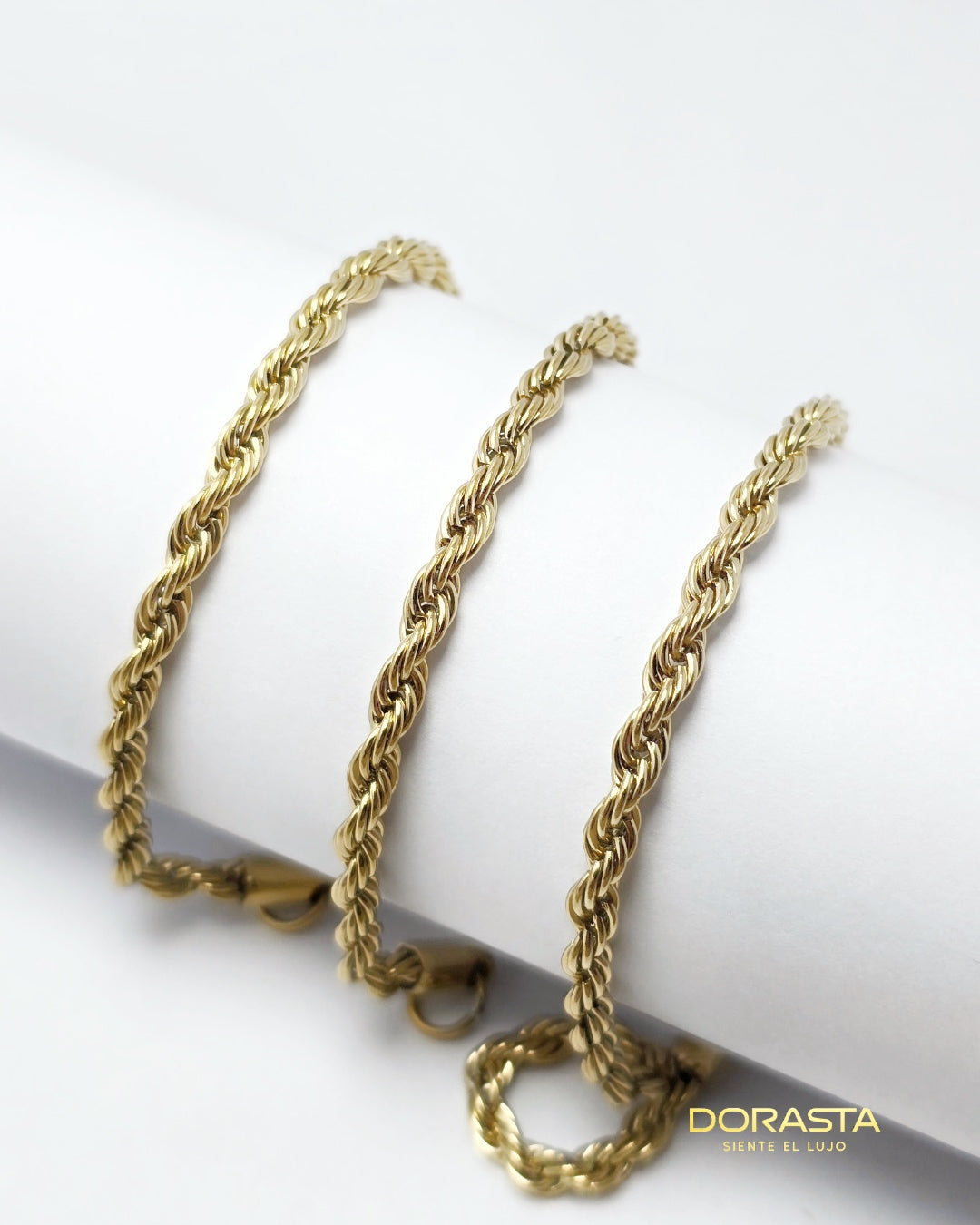 Tobillera Lazo en Oro Laminado Premium – 25 cm