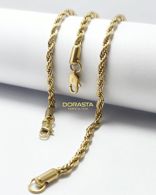 Tobillera Lazo en Oro Laminado Premium – 25 cm
